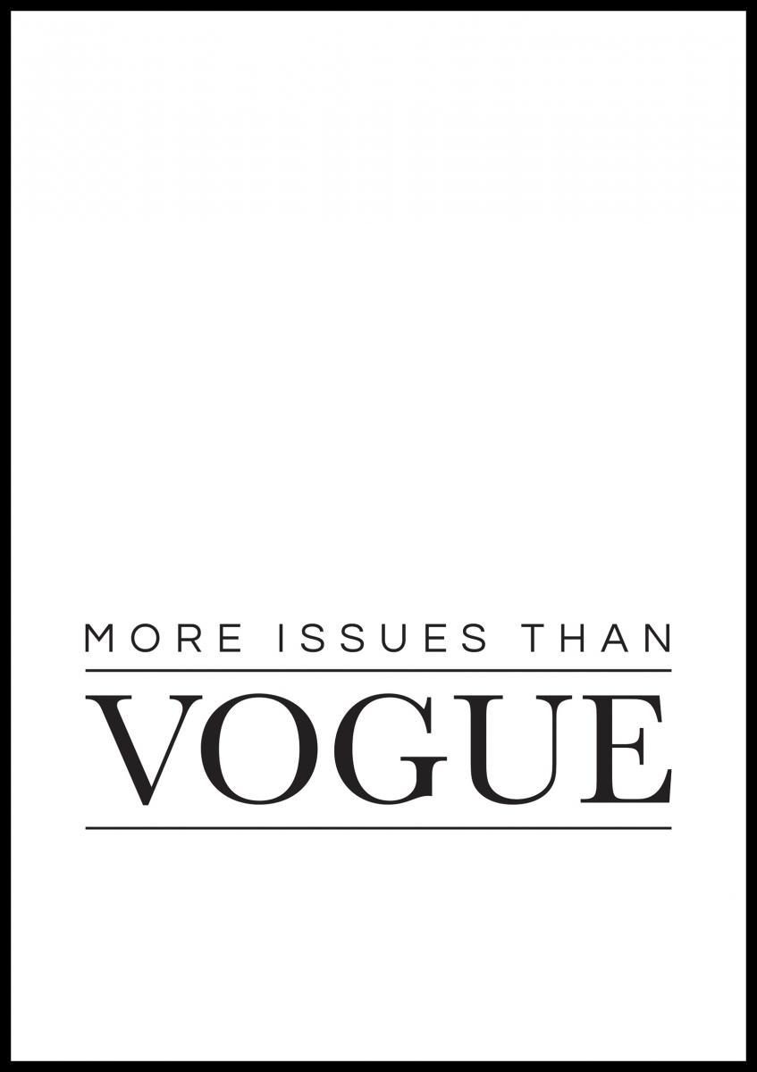 VOGUE POSTER 21x30cm