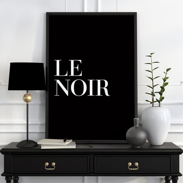 LE NOIR POSTER