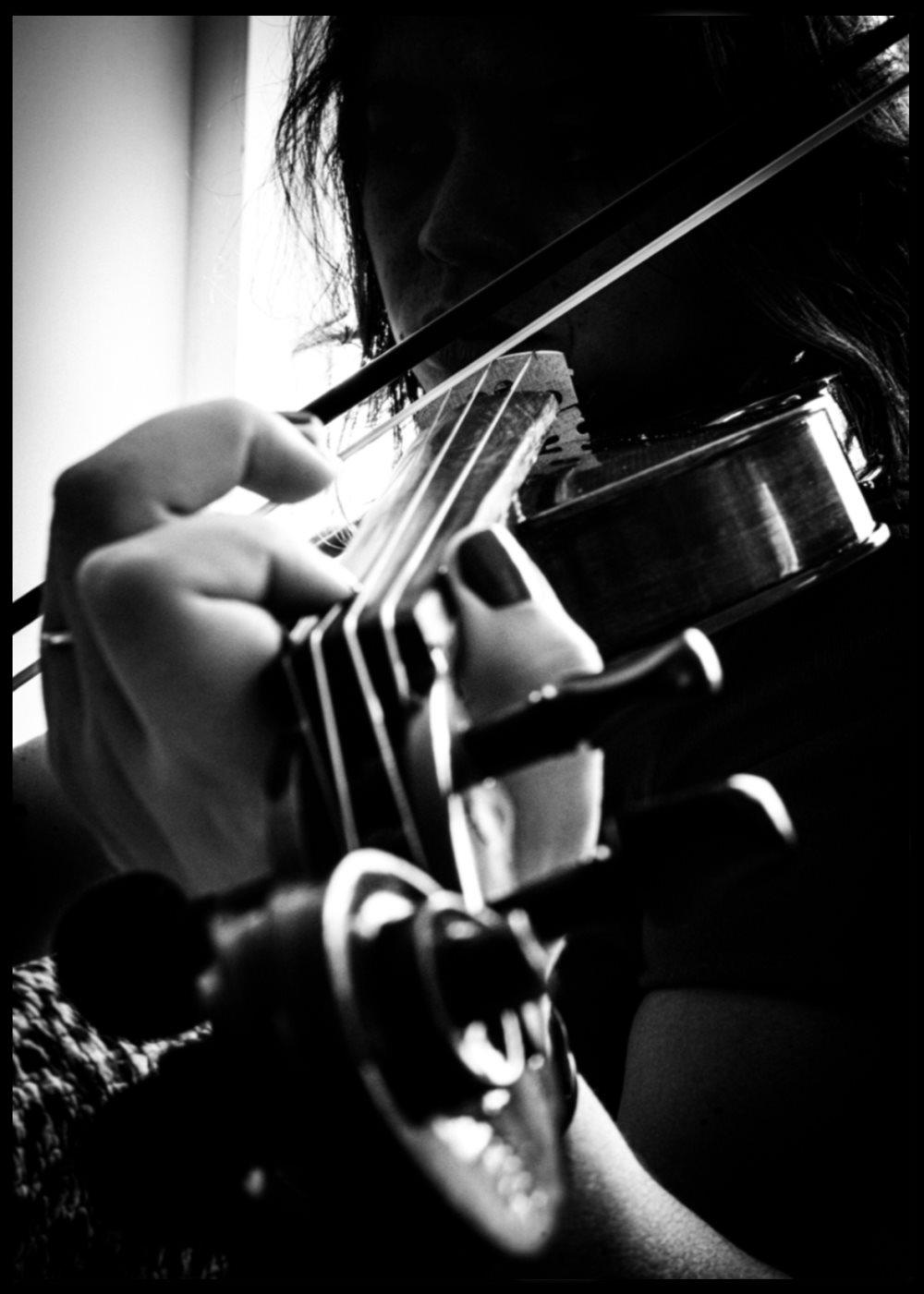 VIOLIN PLAYER II POSTER