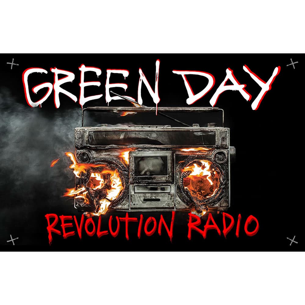 Textil poster (flagga): Green Day - Revolution Radio