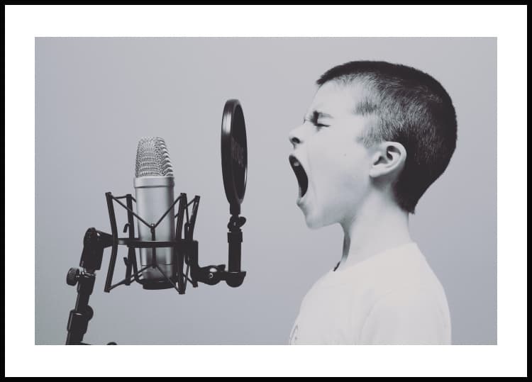 THE SINGING BOY POSTER 30x40cm