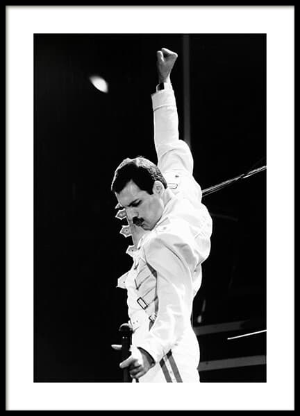 FREDDIE MERCURY NO3 PLAKAT 50x70cm