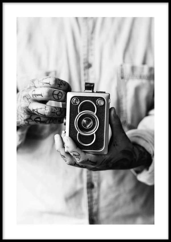 Vintage Camera Juliste