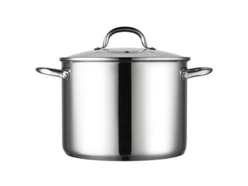 Gryde Funktion Endurance med glaslåg 5 ltr. Rustfri stål.,4 stk/krt