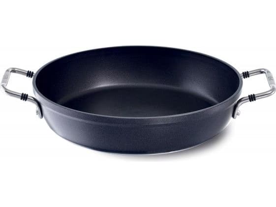 Fissler 056-516-24-100, Rund, Sauteuse-panna, Svart, PTFE, 220 ° C, Gjuten aluminium
