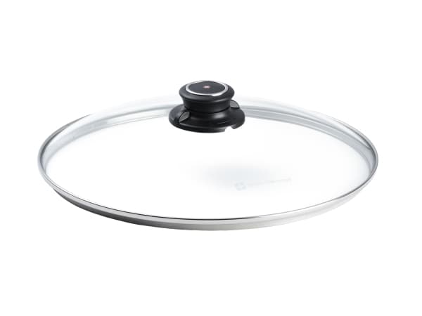 Swiss Tempered Glass Lid - in Box 11" - Ø 28 cm - Härdat glas