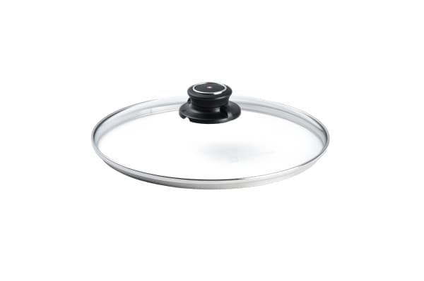 Swiss Tempered Glass Lid - in Box 9,5" - Ø 24 cm - Härdat glas