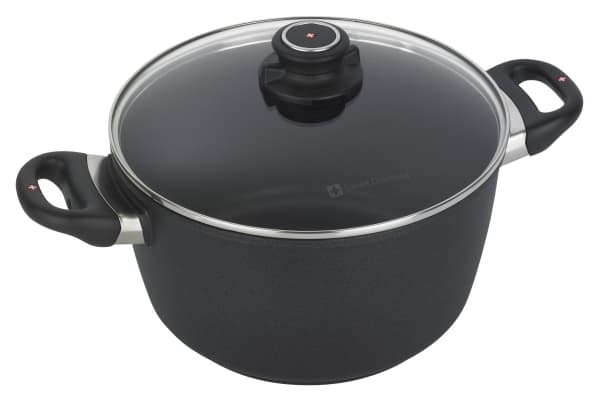 XDSoup Pot w/ Lid 9.5" Induktion - 3 liter Ø24cm - gjuten Alu - Svart non-stick