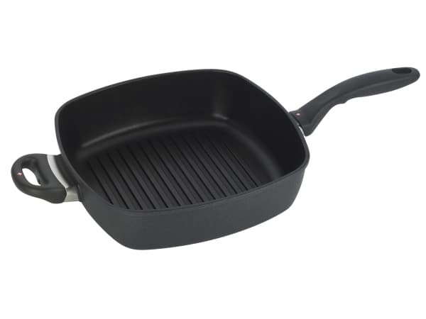 XD Deep Square Grill Pan - 11 x 11"Induktion - 28x28 cm - gjuten Alu - Svart non-stick