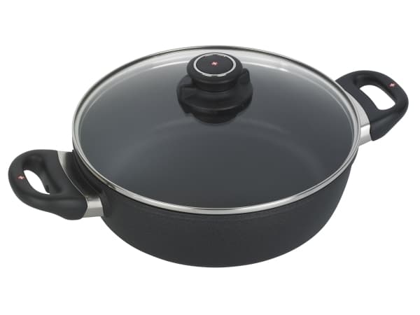 XD Casserole w/ Lid 9,5" Induktion - 3 liter Ø24cm - gjuten Alu - Svart non-stick