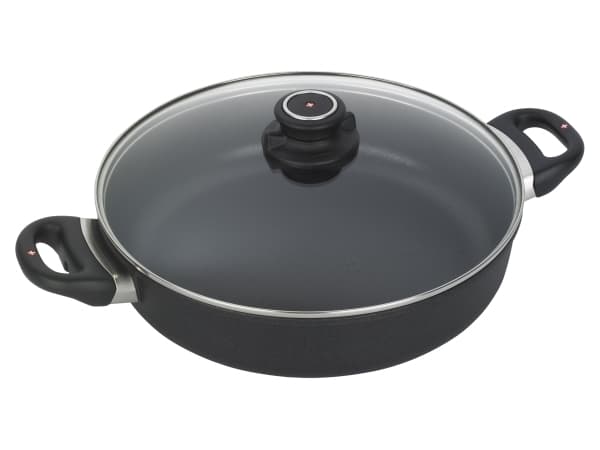 XD Sautéuse w/Lid -11" Induktion - 3,5 liter Ø28cm - gjuten Alu - Svart non-stick