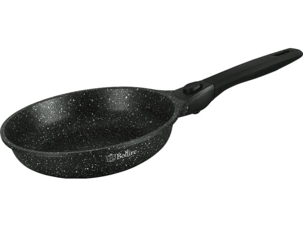 Cast aluminum frying pan BOLLIRE VERONA, marble coating, removable handle, Ø 28 cm