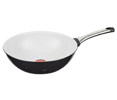 Tefal C40408, Rund, All-bruk panne, Svart, Hvit, Keramisk, 175 °C, Aluminium