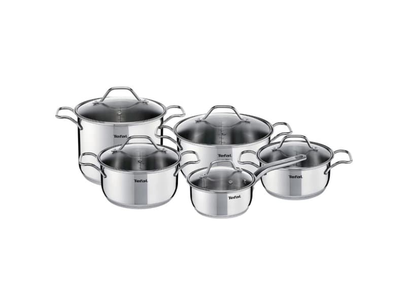 Tefal A702SC84, Rustfritt stål, Rustfritt stål, Glass, 5 stykker