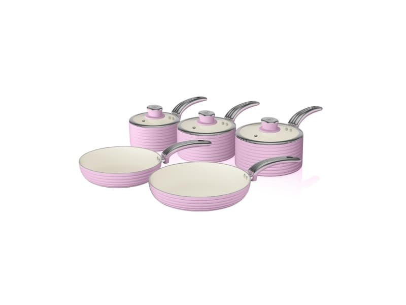 Swan RETRO Grydesæt SWPS5020PN (16 cm, 18 cm, 20 cm)