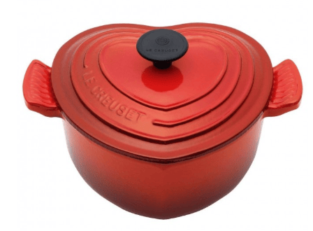 Le Creuset HJERTEGRYDE 1,9 L Cerise 18 cm Støbejernsgryde