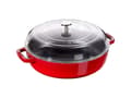 Miniatyrbilde 2 av 6: ZWILLING 40501-038-0, 3,7 l, Keramisk, Gass, Halogen, Induksjon, Forseglet Plate, Sort, Rød, 28 cm, Ergonomisk, 360 mm
