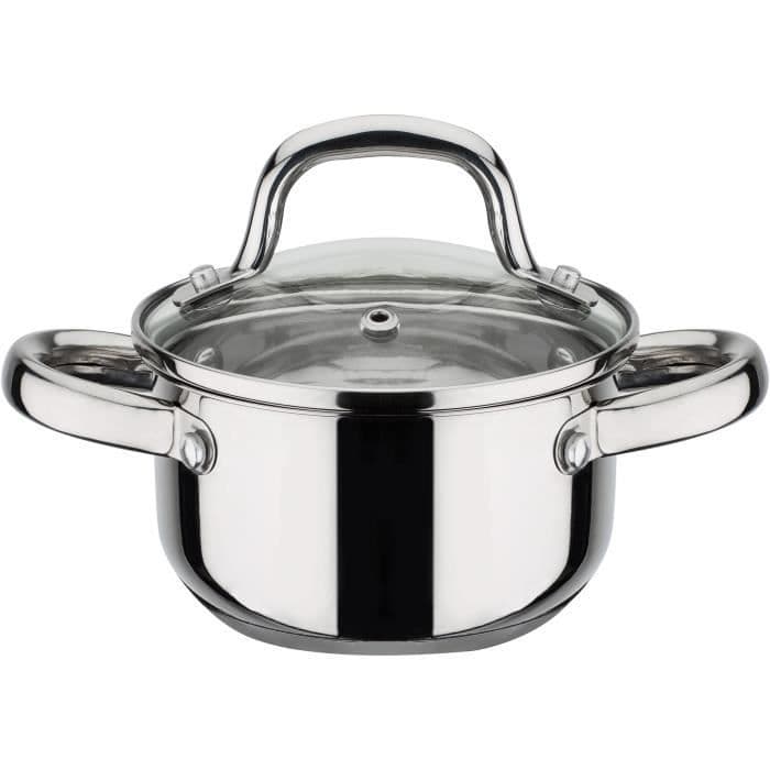 GSW Montreal - Mini rustfrit stål stuepande - 12 cm - Alle varmekilder inklusive induktion