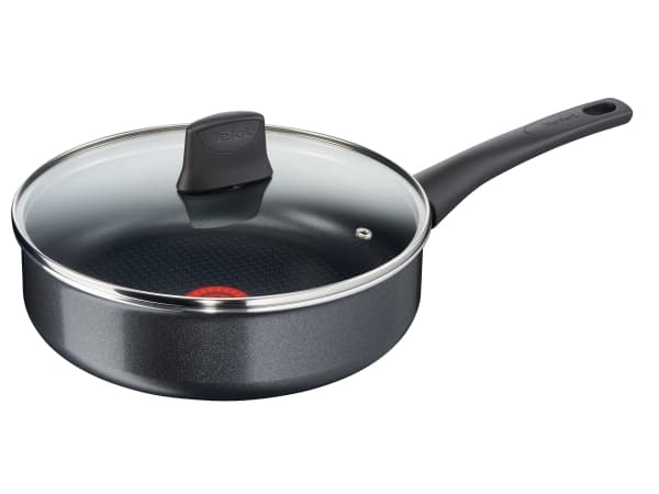 Tefal Elegance C36733, Rund, All-bruk panne, Svart, Titanium Force, 175 °C, Aluminium