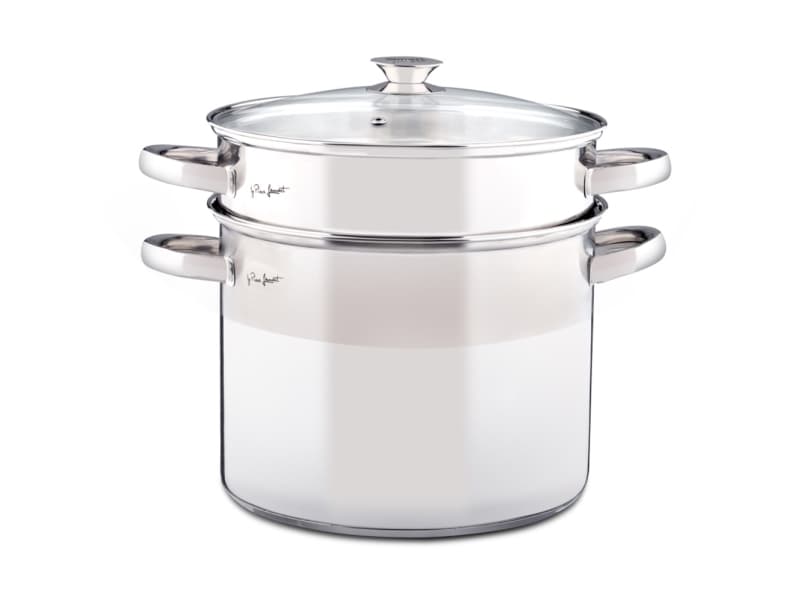 Lamart LTSS2417, Rustfritt stål, Rustfritt stål, Keramisk, Gass, Halogen, Induksjon, 24 cm, 175 mm