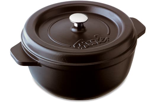 Fissler Arcana Round, 23cm, Single pan, Brun, Gjutjärn, 3 l, Gjutjärn, 23 cm