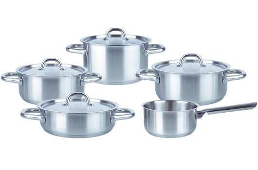 Fissler Family line, 5-set, Pan set, Rostfritt stål, Rostfritt stål