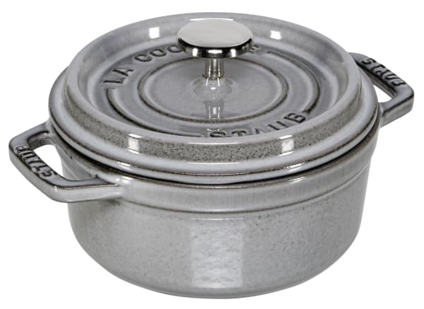 Staub Cocotte, Yksittäinen paistinpannu, Harmaa, valurauta, 0,4 L, 1 kpl, 12 cm