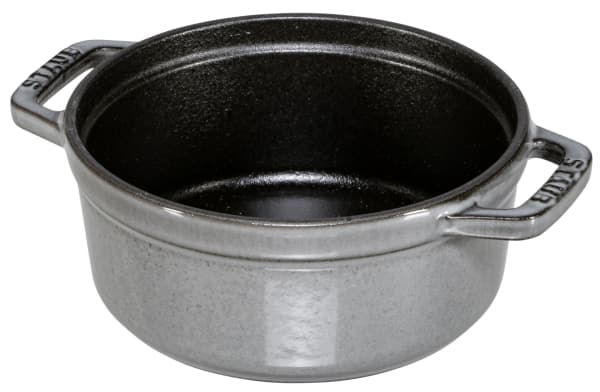 Staub Cocotte, Yksittäinen paistinpannu, Harmaa, valurauta, 0,4 L, 1 kpl, 12 cm