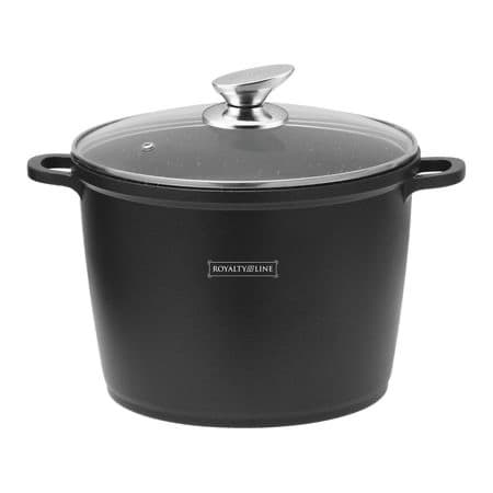 Royalty Line djup gryta med glaslock 10,5L 28cm induktion