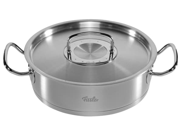 Fissler 084-373-24-000, Rund, Fiskpanna, Rostfritt stål, Rostfritt stål, 3,4 l, Rostfritt stål