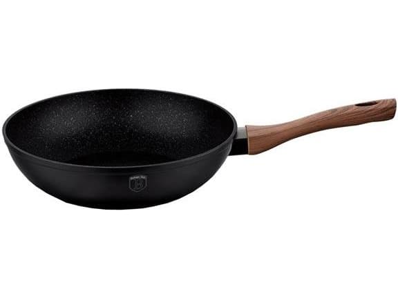 Berlinger Haus Berlinger Haus Wok frying pan 28 cm, Ebony Rosewood Line BH/1719