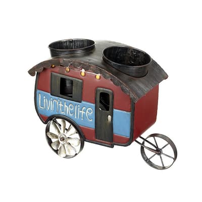 Large Living The Life Caravan Planter
