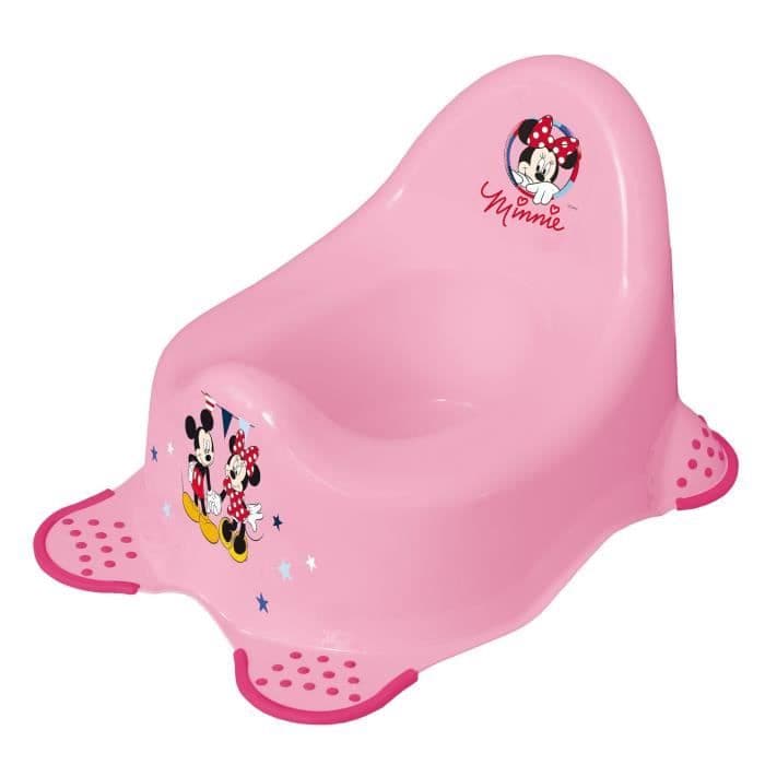 DISNEY BABY MINNIE Pink Slip Resistant Night Vase