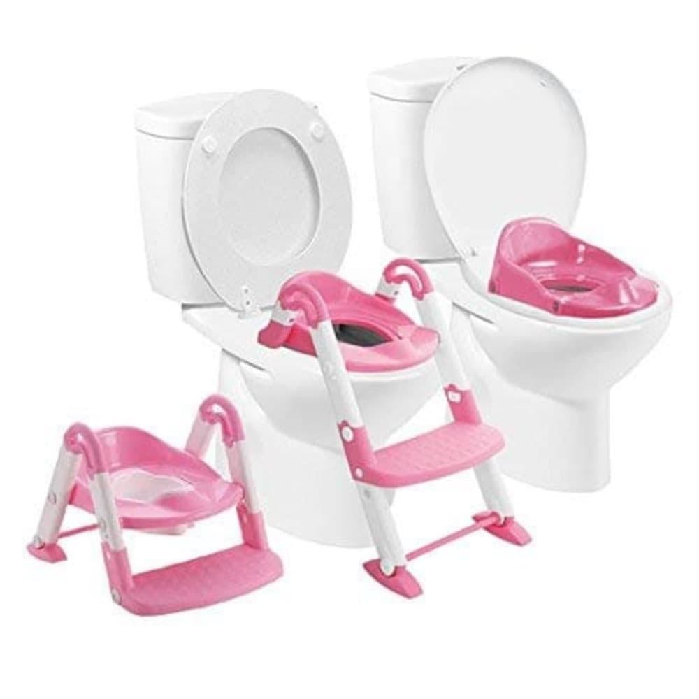 BABYLOO 3 i 1 toiletsæde til pottetræning pink