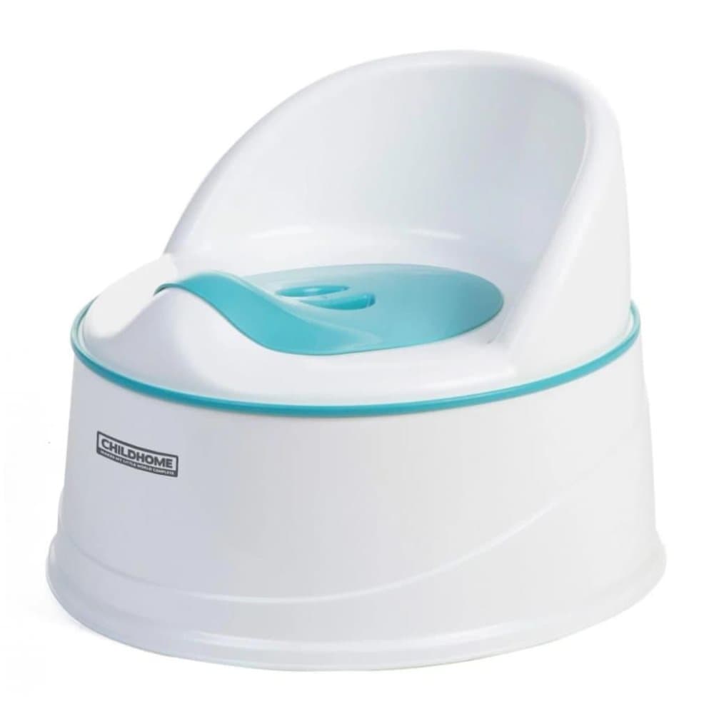 CHILDHOME Babypotte 3-i-1 hvit og aqua