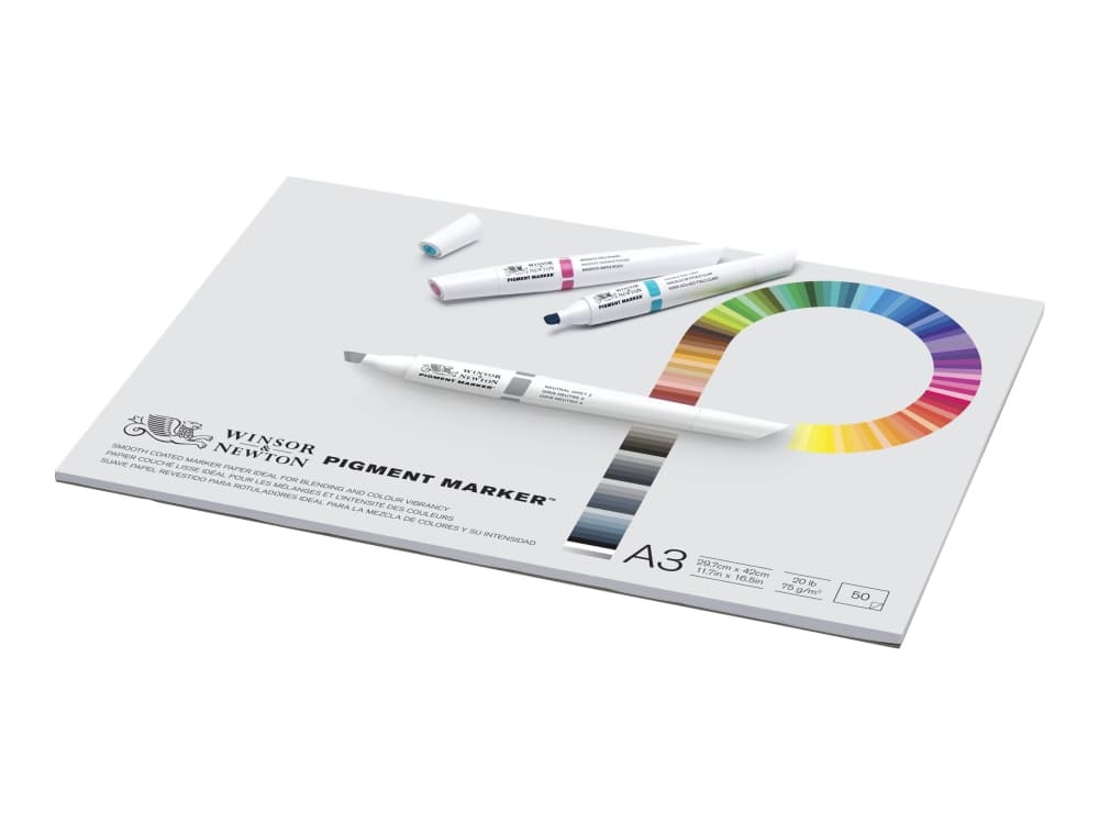 Winsor & Newton - Pad paper - A3 (297 x 420 mm) - 50 ark - vitt