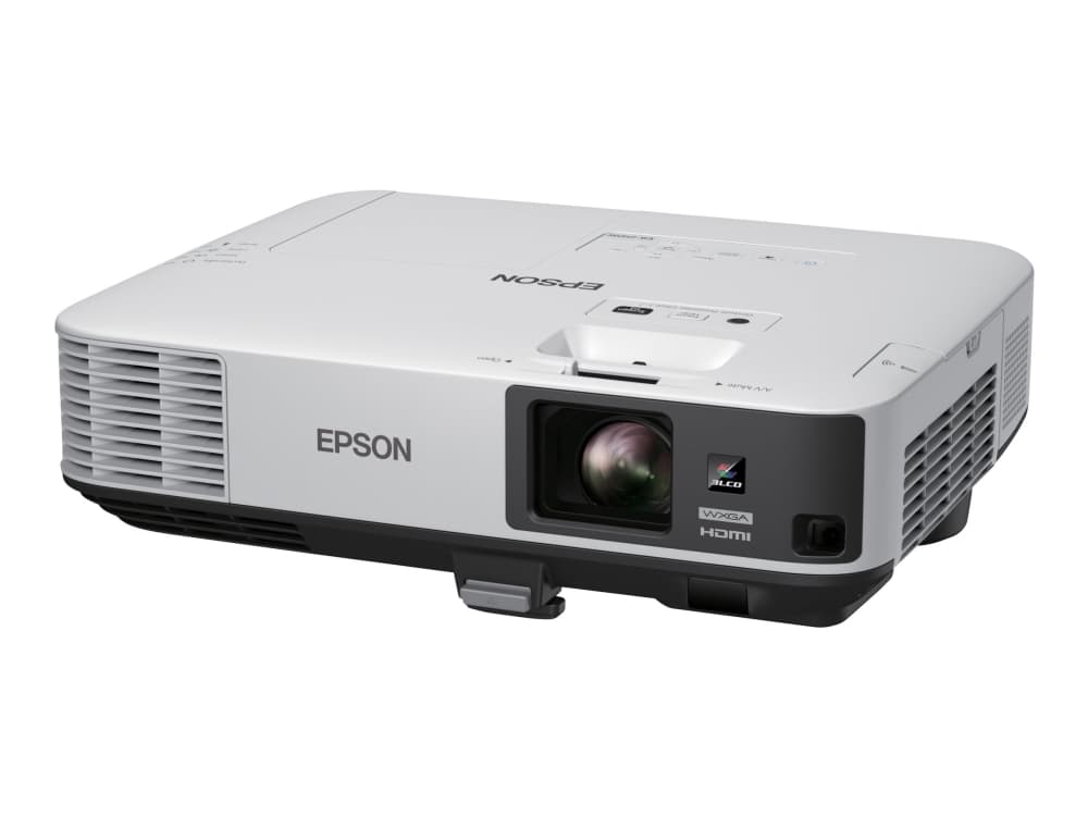 Epson EB-2155W - 3 LCD-projektor - 5000 lumen (hvit) - 5000 lumen (farge) - WXGA (1280 x 800) - 16:10 - 720p - 802.11b/g/n trådløs - hvit