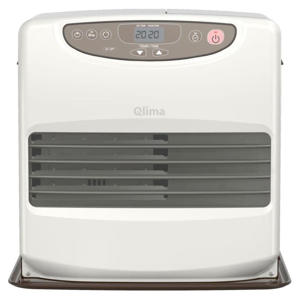 Qlima bærbar paraffinvarmer 428 W hvit og sjokolade SRE 9046C2
