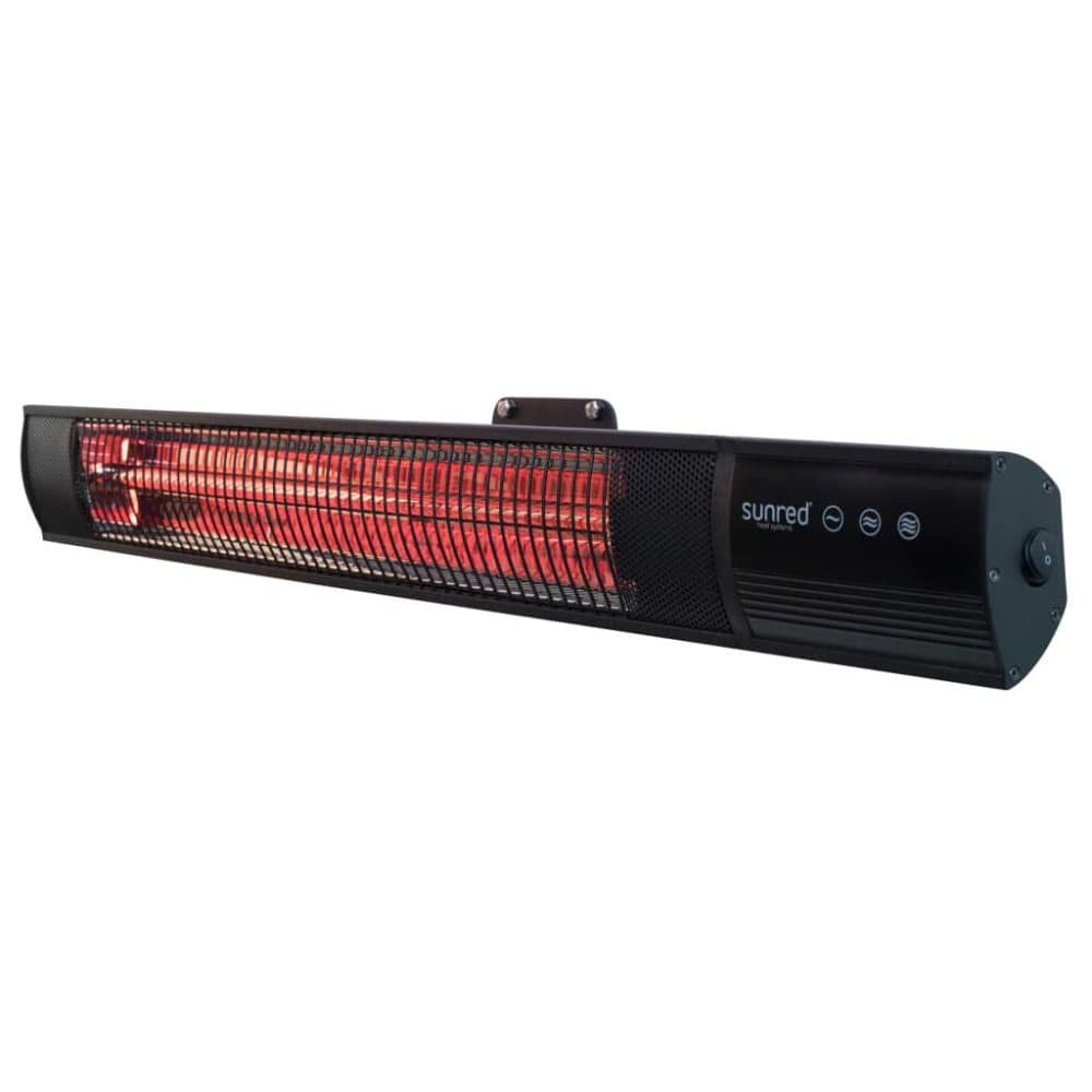 Sunred Terrassevarmer Royal Diamond Dark 1500 W rose gull karbon svart