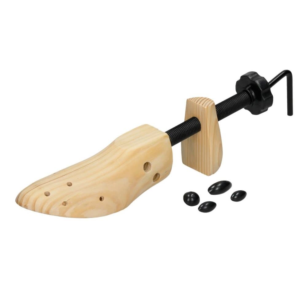 ECD Germany stykke 10 Schuhspanner sko båre (5 par) fra birke størrelse XL 41 -. 44 incl 2-funktion for mænd 40 Dehnaufsätze Shoe Næste sko fræser eks