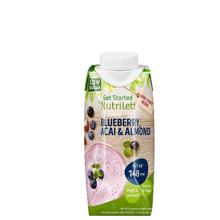 Nutrilett VLCD Smoothie Blueberry Acai, 330 ml