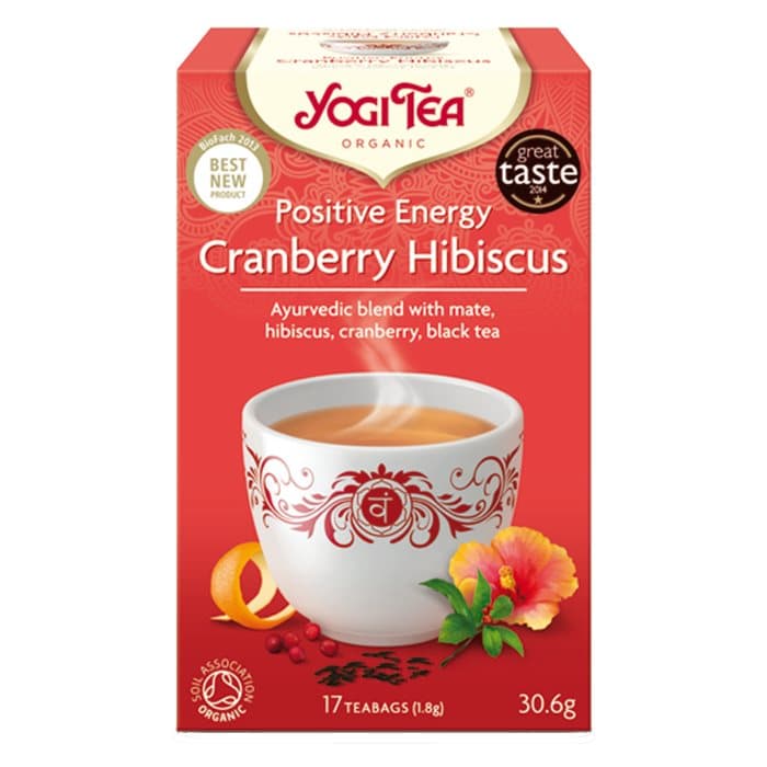 Positive Energy Cranberry Hibiscus, 17 tepåsar