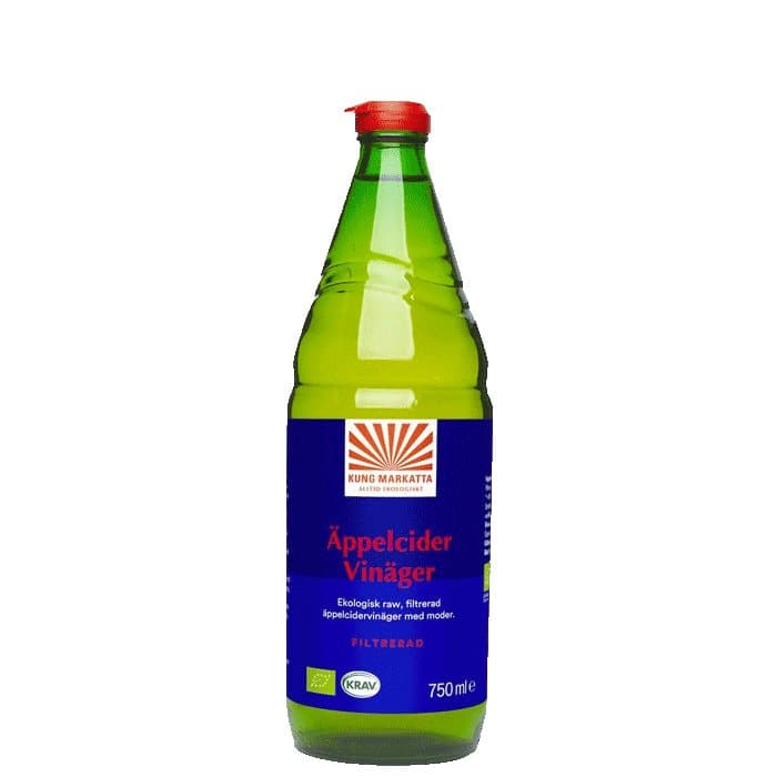 Äppelcidervinäger Filtrerad KRAV, 750 ml