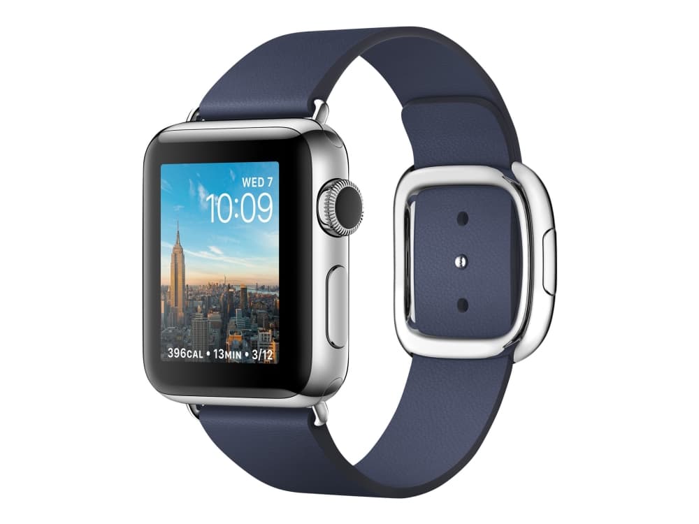 Apple Watch Watch Series 2, OLED, Pekskärm, Wi-Fi, GPS, 41,9 g, Rostfritt stål