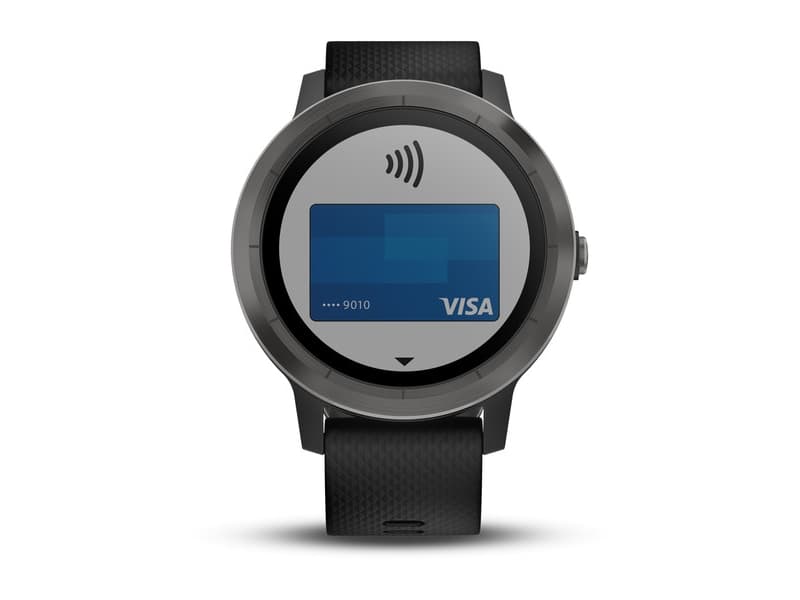 Garmin vÃvoactive 3 - VapengrÃ¥ - smart klocka med band - svart - Bluetooth, ANT+/ANT - 43 g | CDON