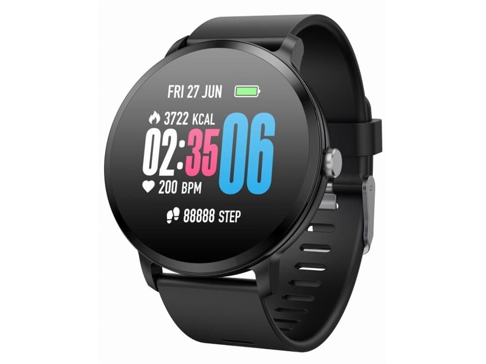 Garett Electronics Sport 24, Svart, Støvresistent, Vannbestandig, Rund, IP67, LCD, 240 x 240 piksler