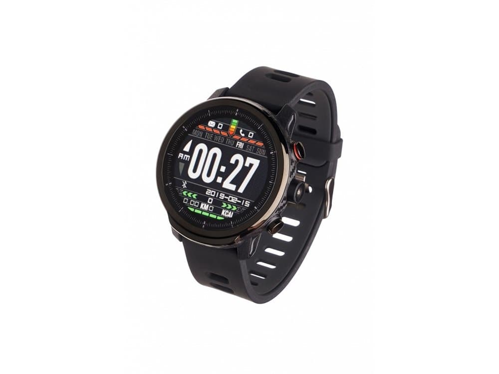 Garett Electronics Sport 29, Svart, Karbon, Støvresistent, Vannbestandig, Rund, Gummi, Svart, Grå, IP68