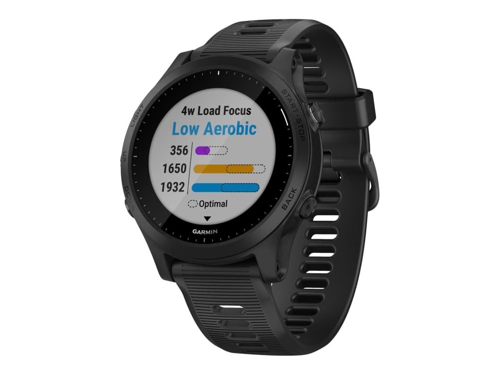 Garmin Forerunner 45 - Svart - smart klocka med band - silikon - svart - band size: L - display 1.04" - Bluetooth, ANT+ - 36 g
