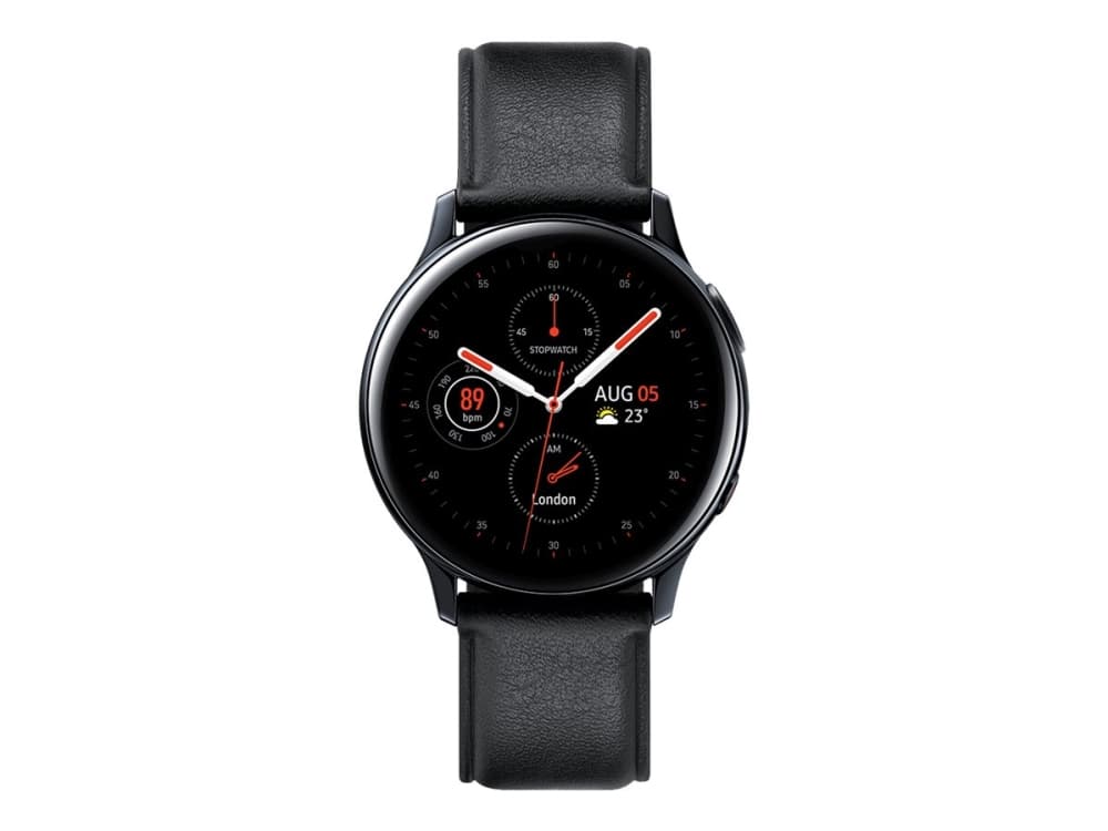 Samsung Galaxy Watch Active 2, 3,02 cm (1.19"), SAMOLED, Pekskärm, GPS, 41 g, Svart