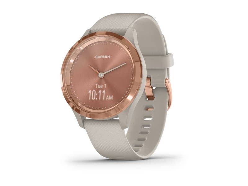 Garmin Vivomove 3S, OLED, Berøringsskjerm, GPS, 38,6 g, Rosegull
